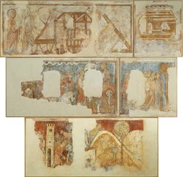 Mural Paintings with Old Testament Scenes